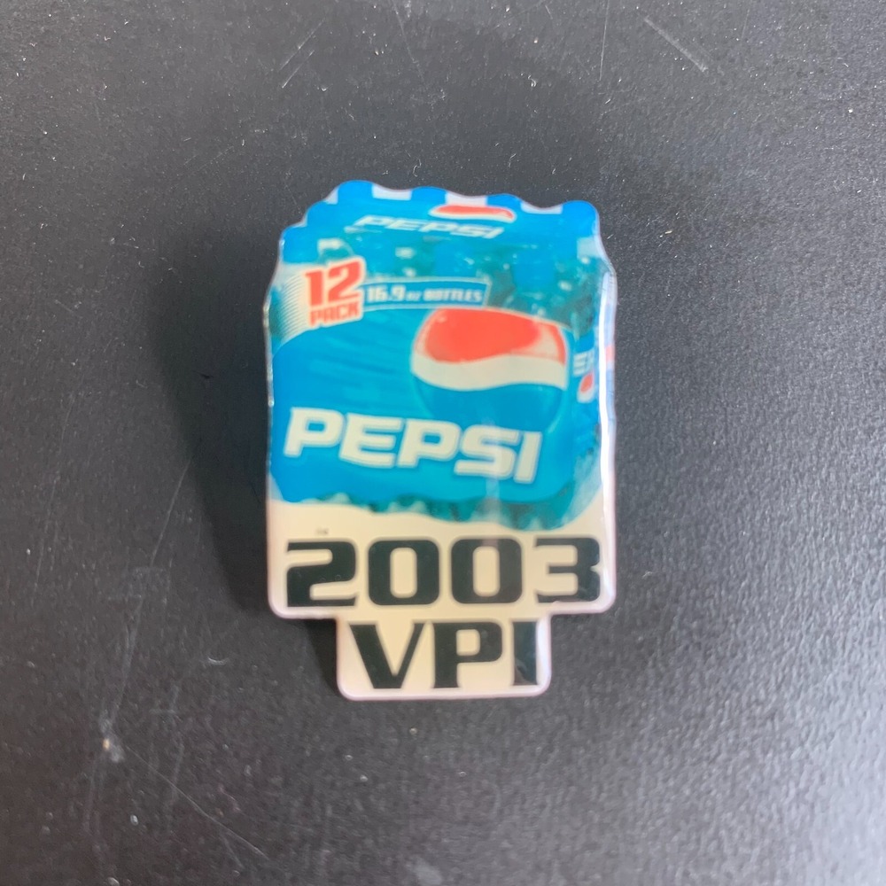Pepsi 2003 VPI 12 Pack 16.9oz Bottles Vintage Advertising Collectible Lapel Pin